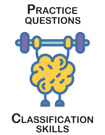 Classification practice questions