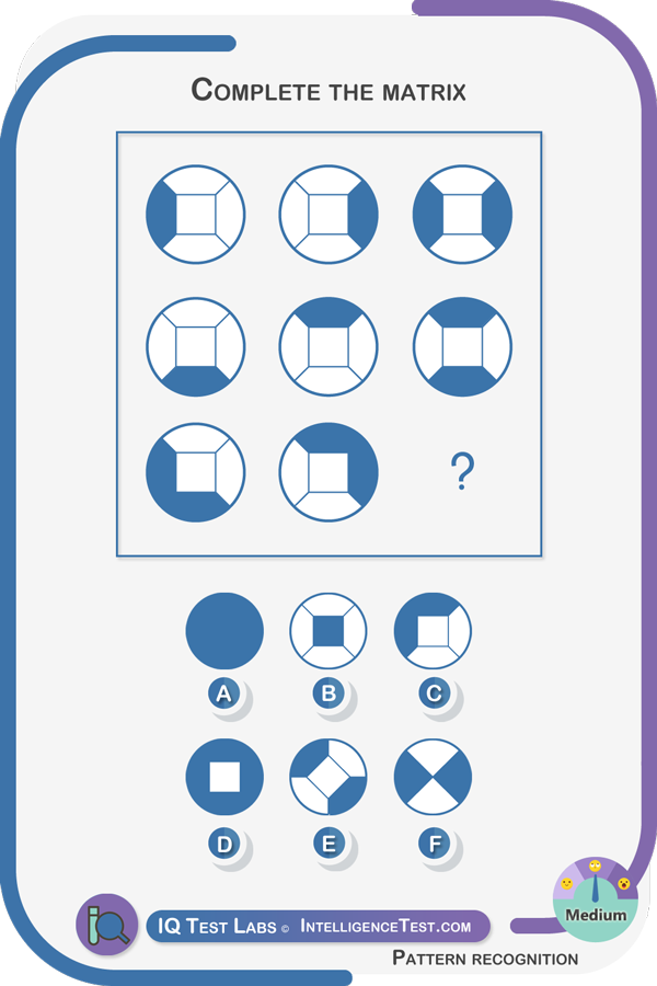 Complete the matrix