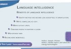 Language Intelligence