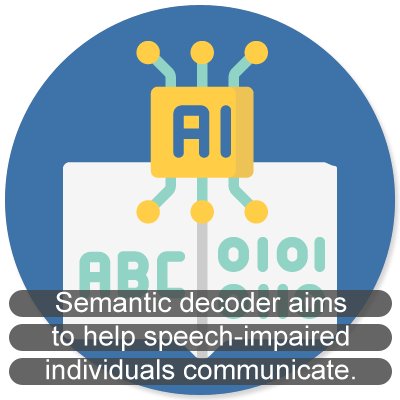 Semantic decode aims to help speech-impaired individuals communicate